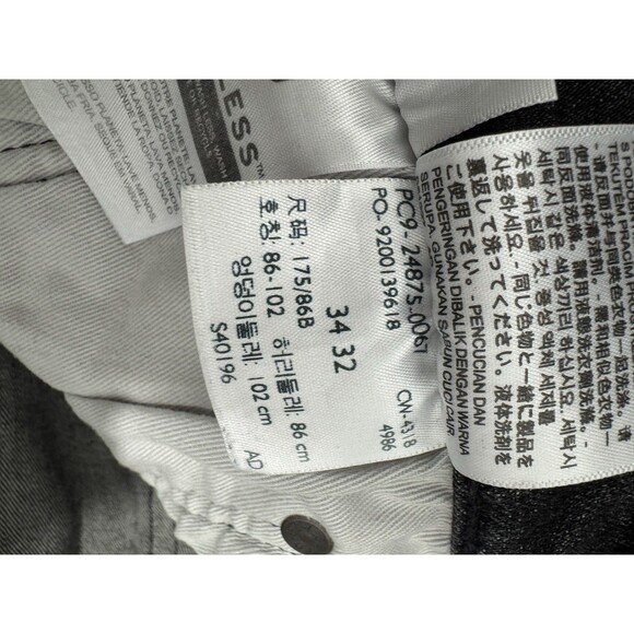 LEVI STRAUSS & CO LOT 519 PREMIUM BIG E Men's Jeans Size W34 L32 Slim Fit - Picture 7 of 8